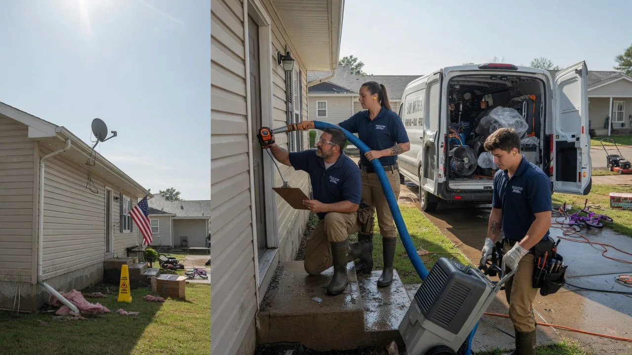 Ceiling Water Damage Restoration in Petroleum, IN near me