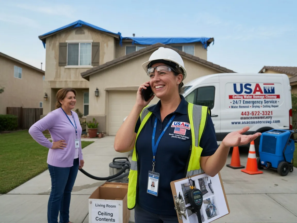 Ceiling Water Damage Restoration Petroleum, IN FAQs